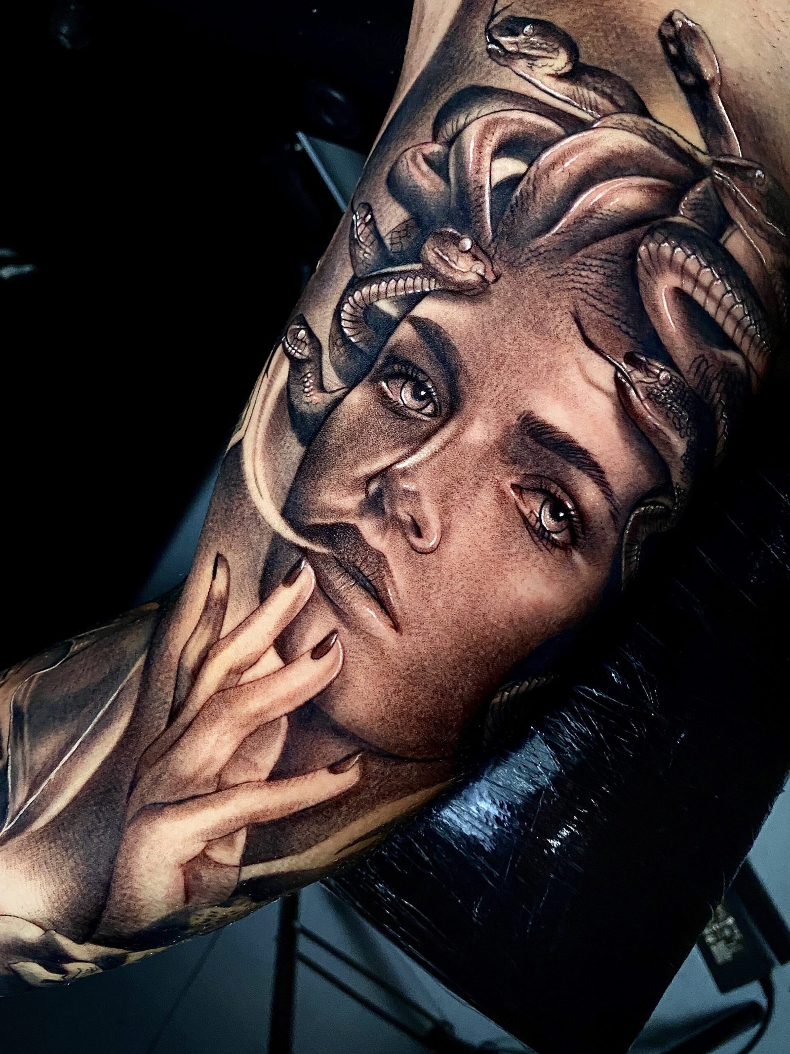 Tattoo Medusa Realistic