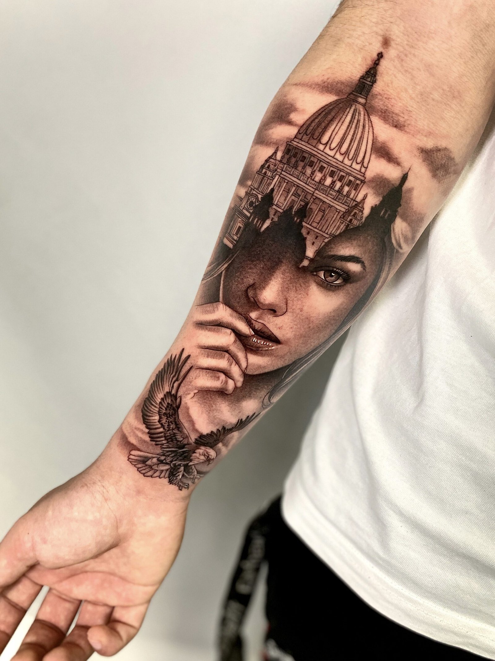 Tattoo Woman Realistic